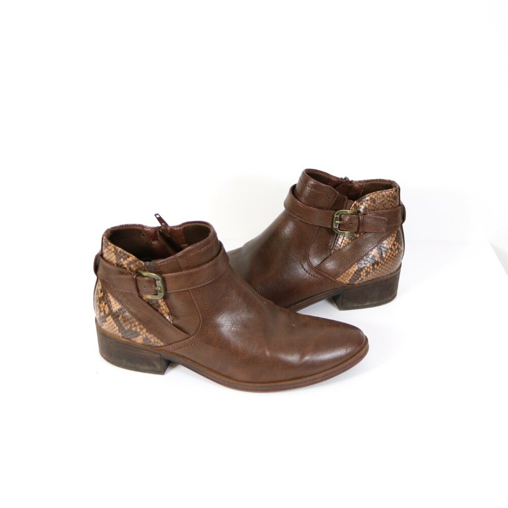 *Baretraps Maci Brown Leather Ankle Boot - Picture 2 of 6
